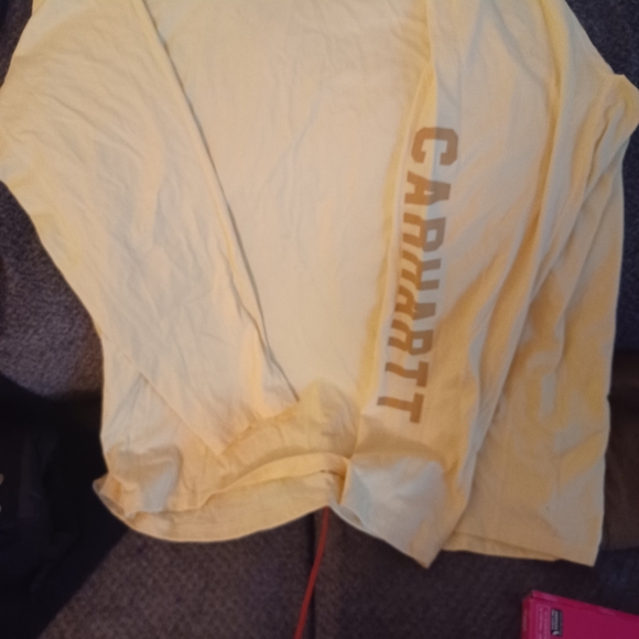 Carhartt Yellow Long Sleeve Tee - Picture 1 of 6